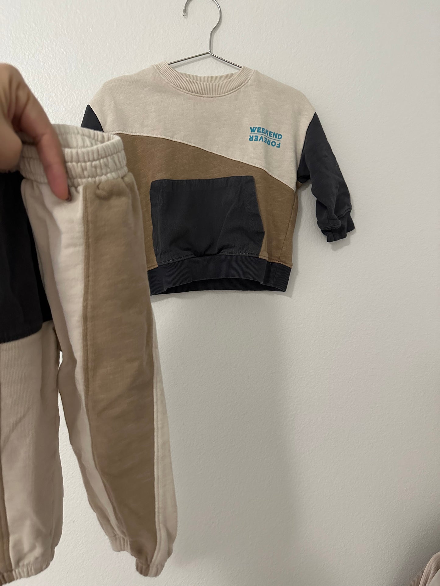 Zara color block set (12/18)