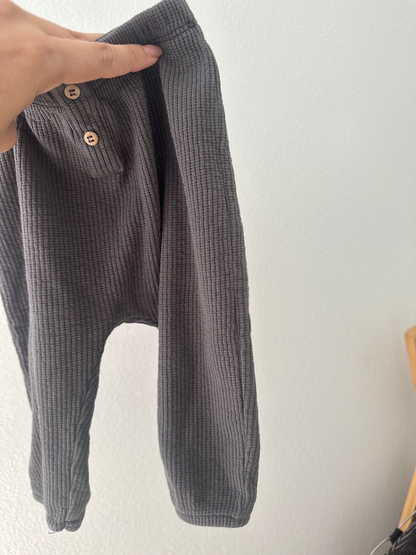 Zara waffle pants (6/9)