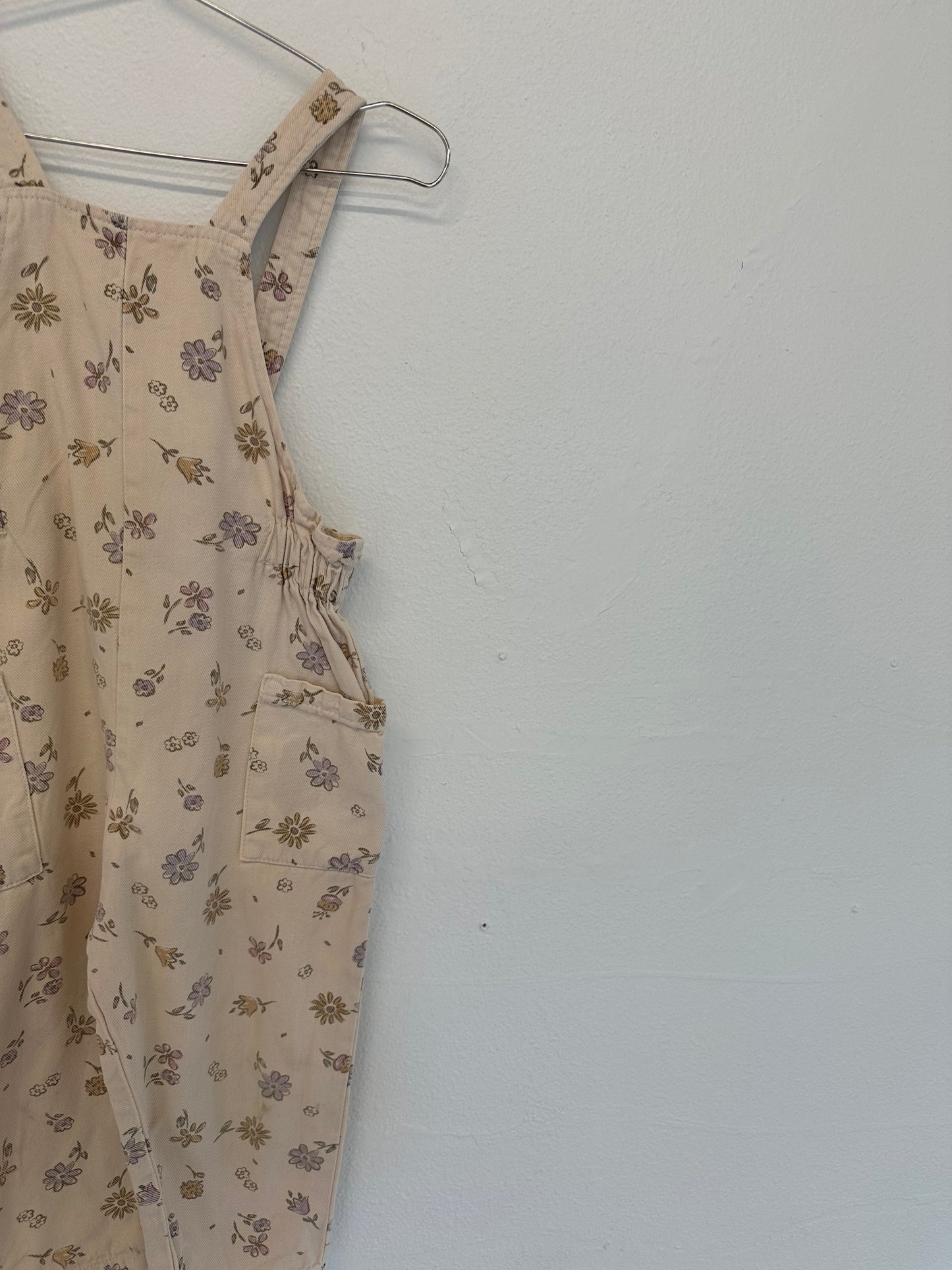 Zara floral overalls || 2/3