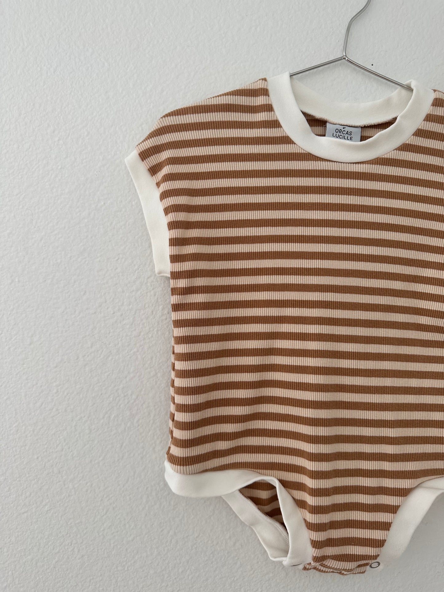 Orcas Lucille striped bubble romper (2T)