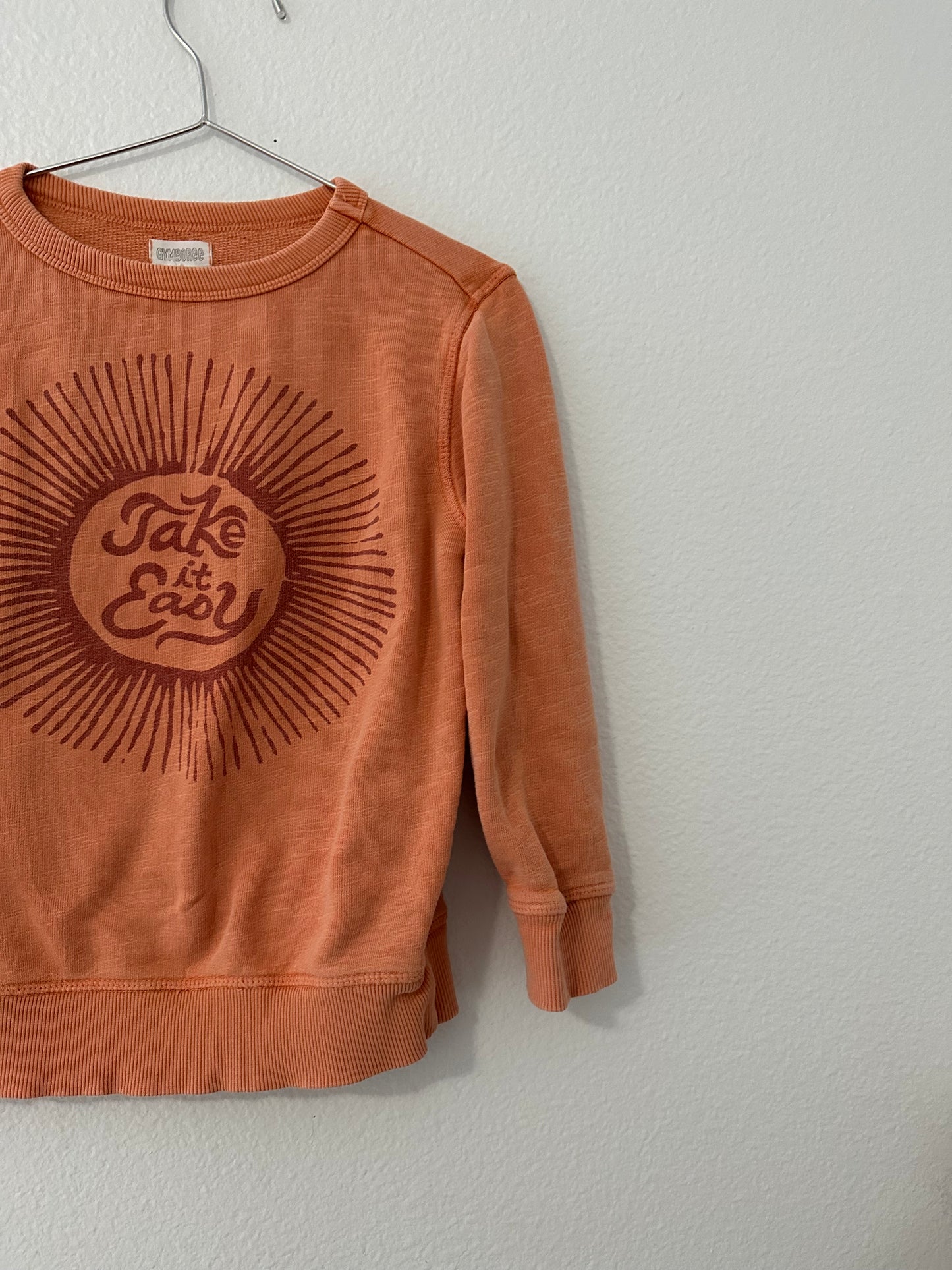 Gymboree take it easy sweatshirt (4T)