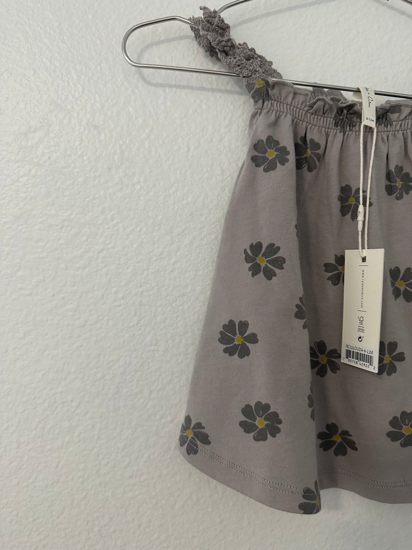 Rylee + Cru swing top + bloomer set in cloud daisies || 6/12