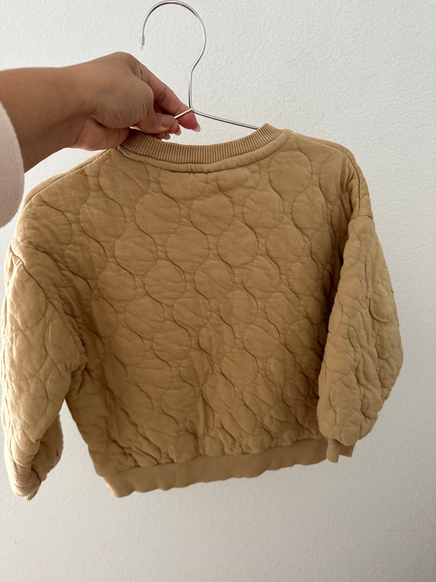 Zara quilted sweatshirt (2/3)