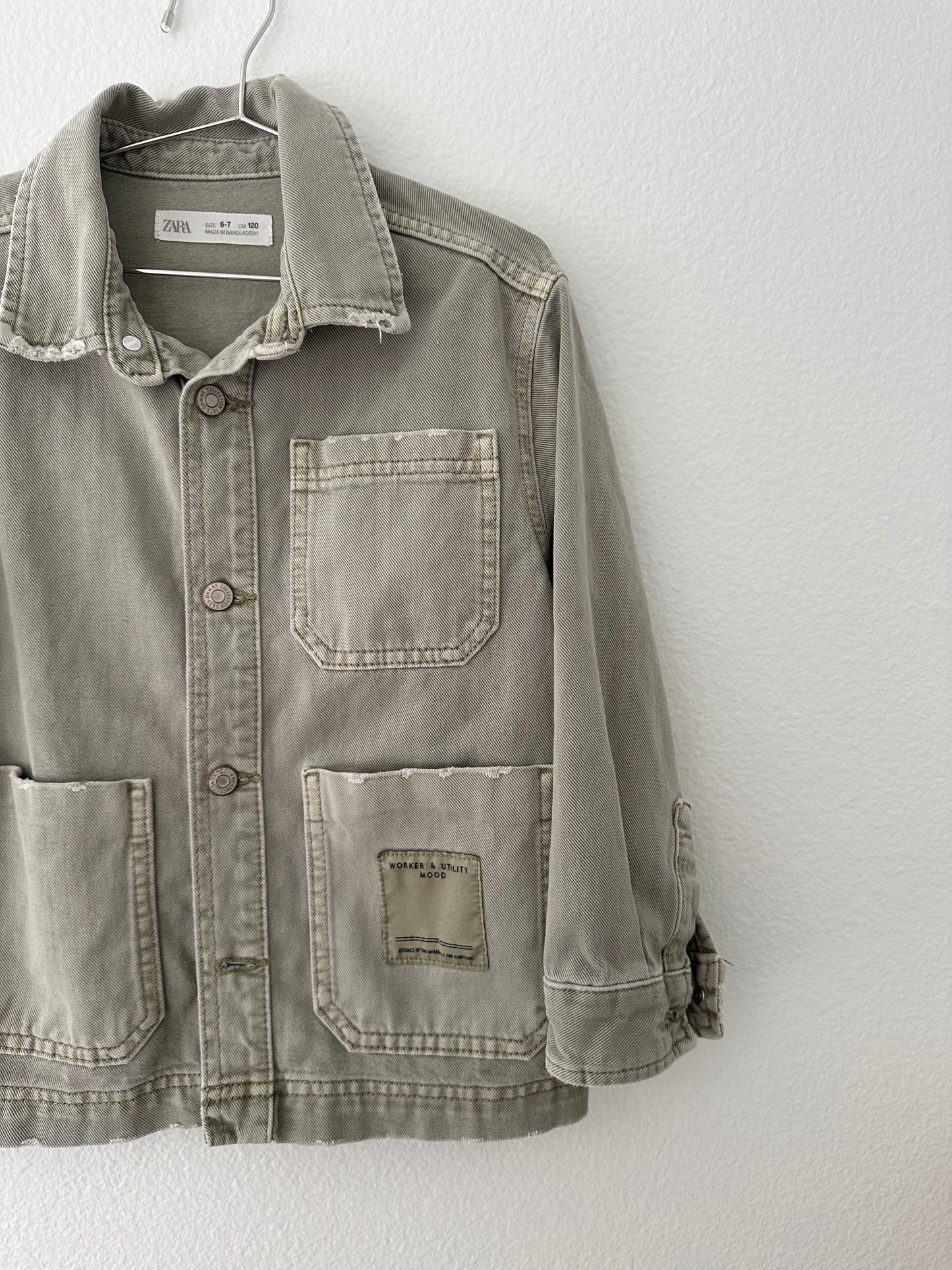 Zara sage utility jacket (6/7)