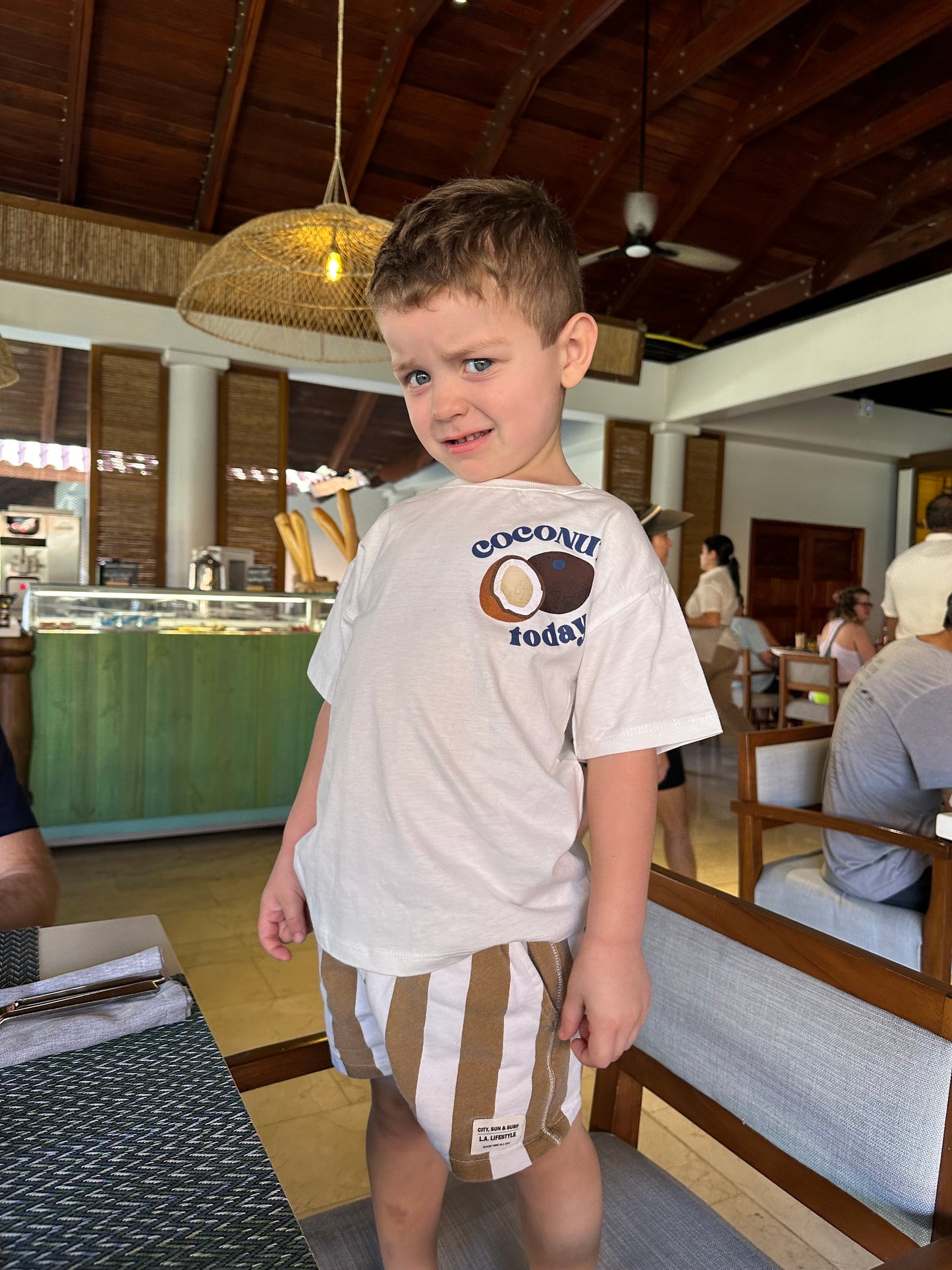 Zara OG stripe shorts || 3/4