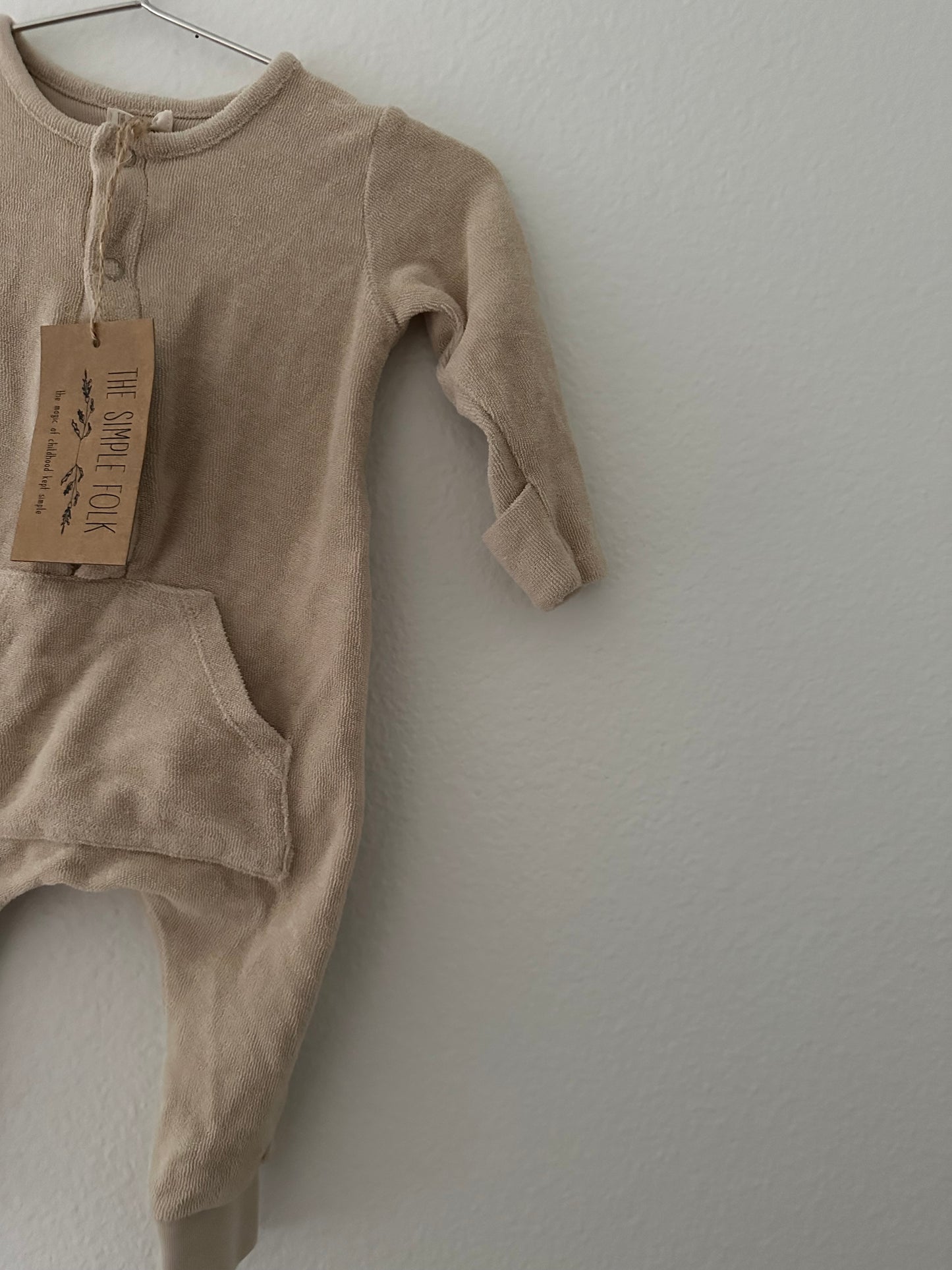 The simple folk terry cloth long John (6/9)