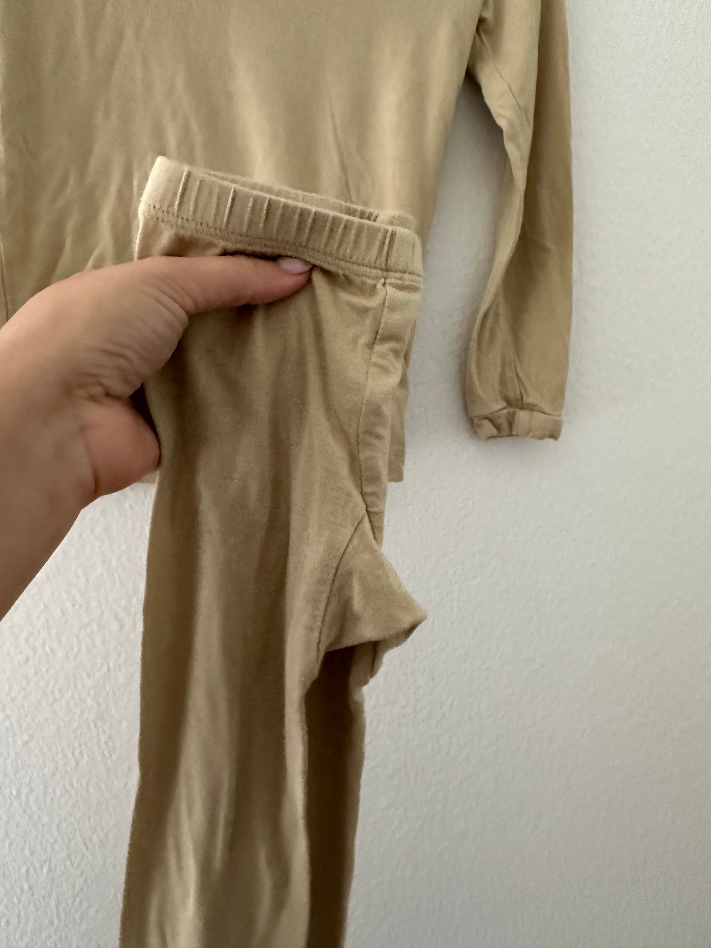 Kyte pajamas set in wheat ||2/3T