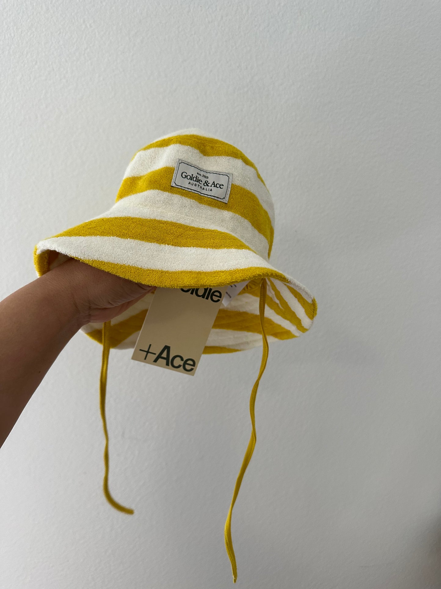 Goldie + Ace terry bucket hat || 6/18M
