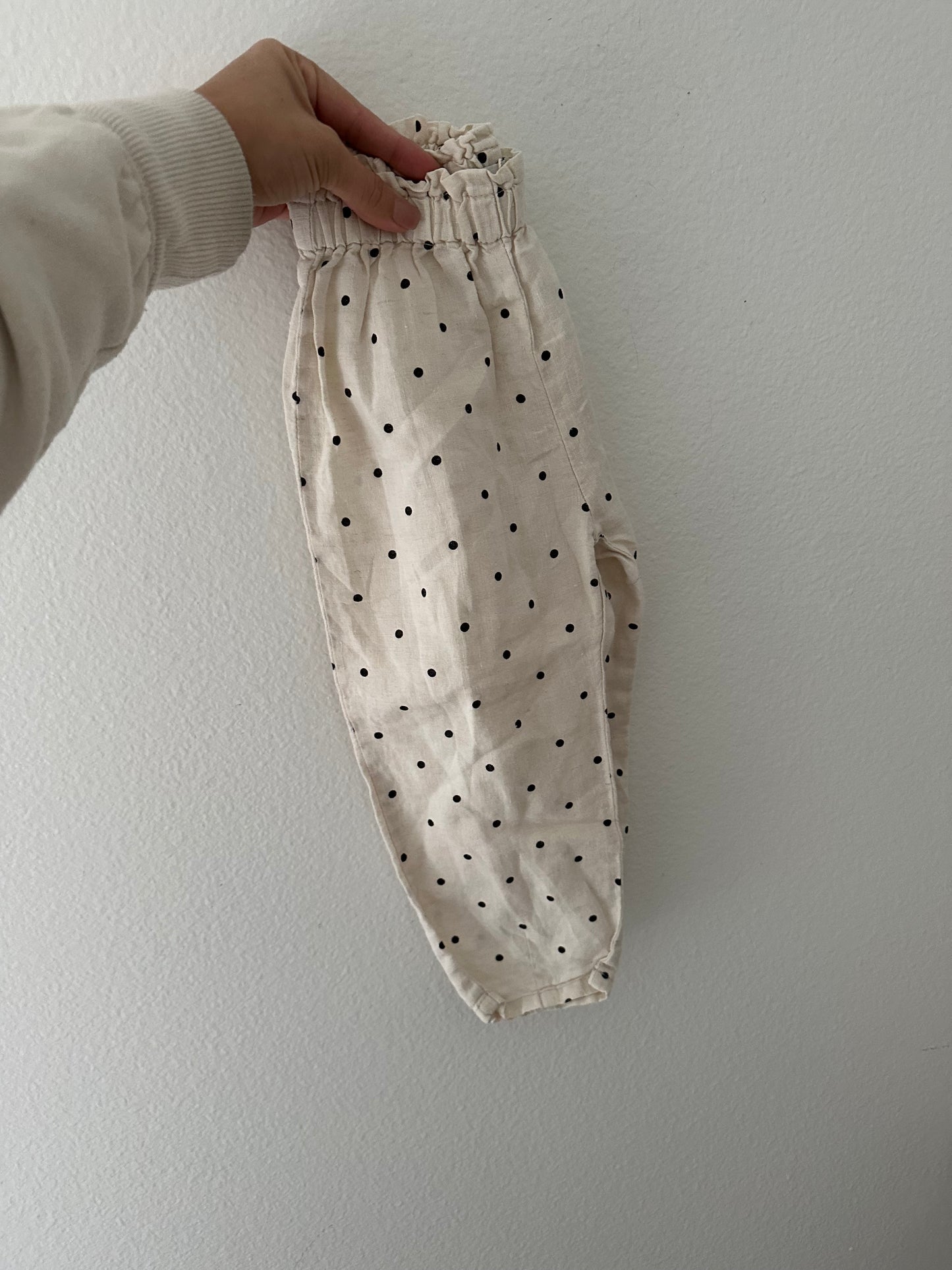 Zara polka dot pants || 3/4T