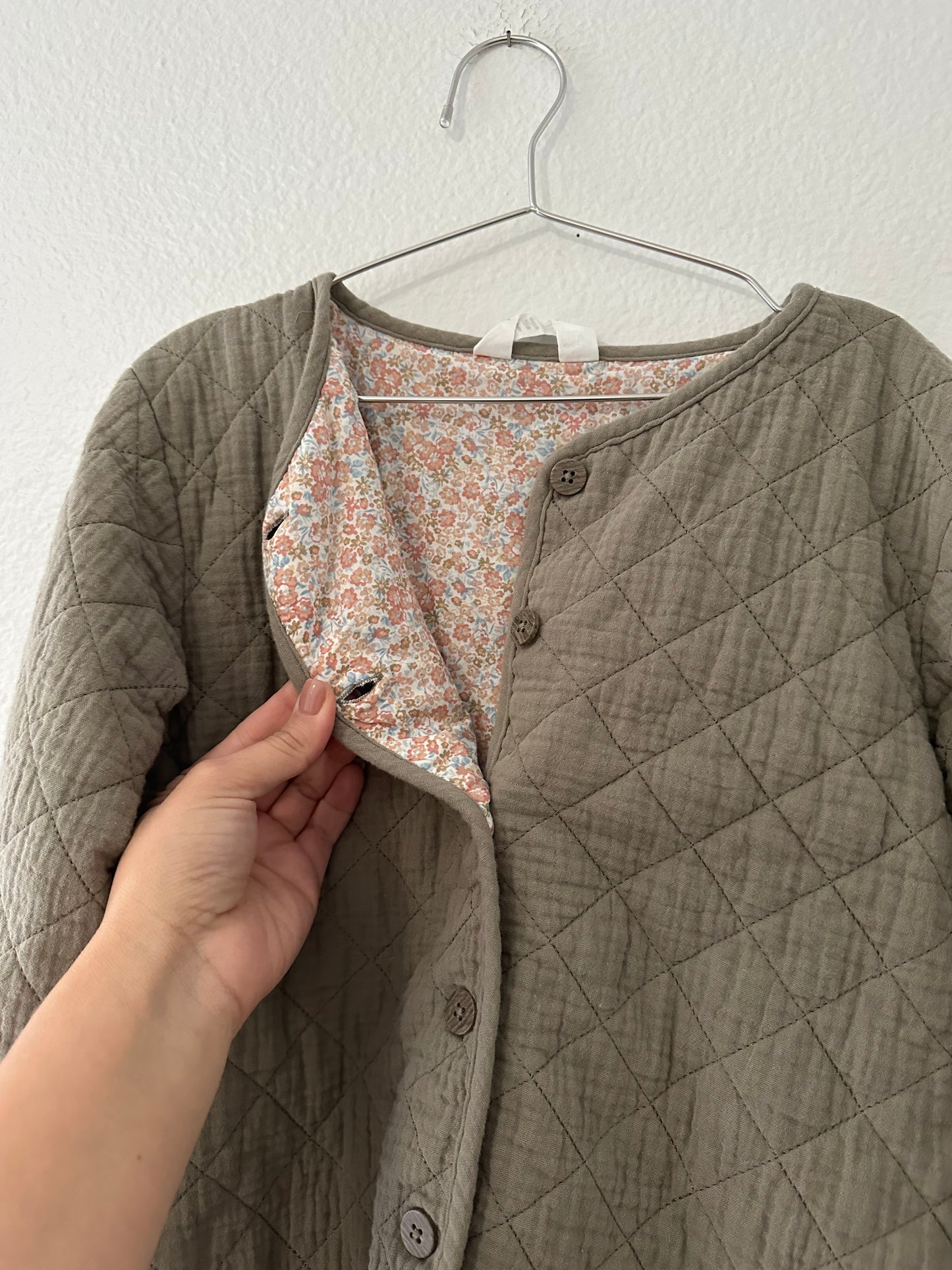 H&M quilted coat (size 8)
