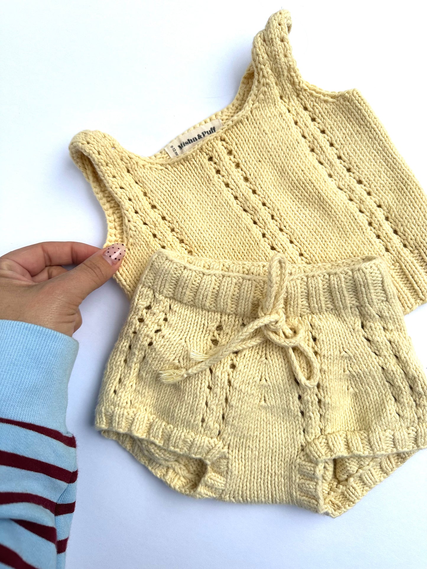 Misha an d Puff Sea Urchin set - Buttercream 6/12