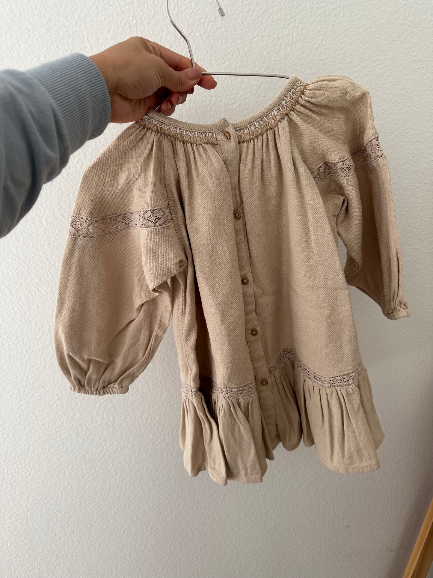 Zara thick linen dress (18/24)