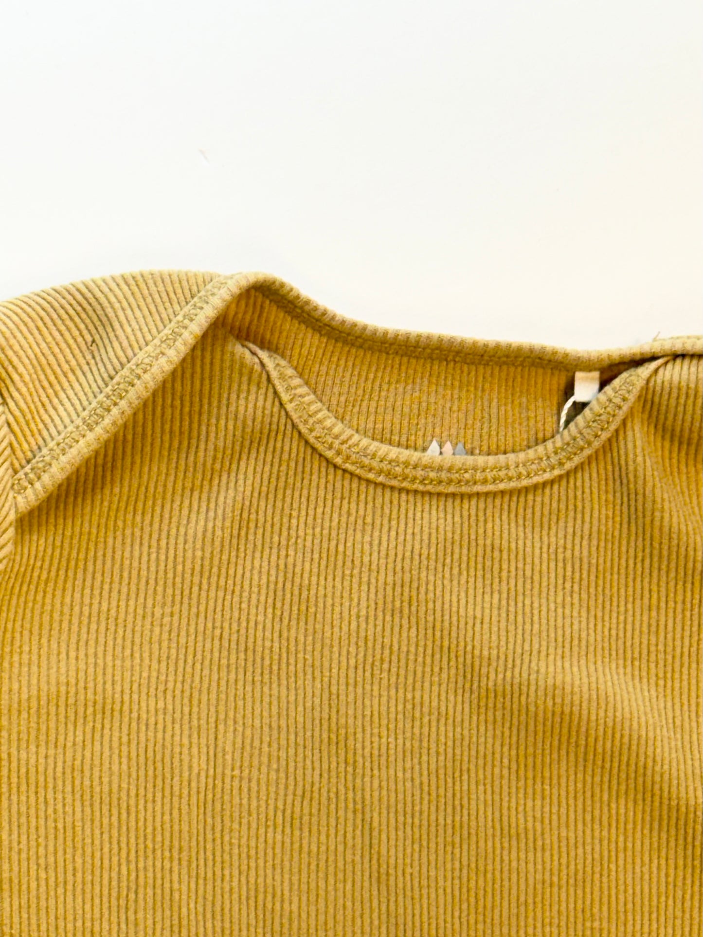 Konges Slojd || mustard ribbed set || 12m