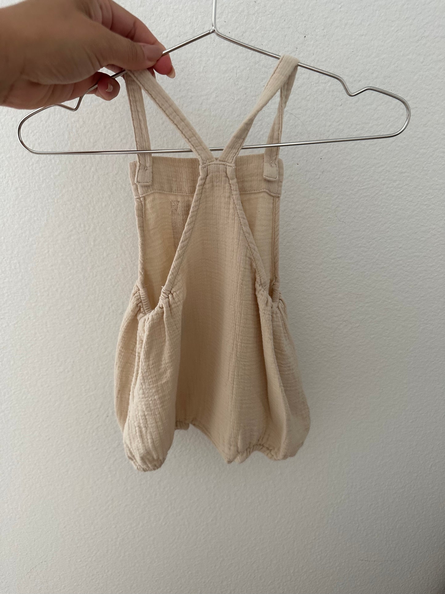 Quincy Mae Hayes overalls - natural (3/6)