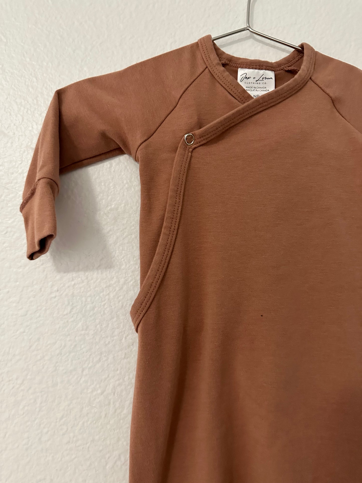 Dax + Lennon infant knot gown|| NB