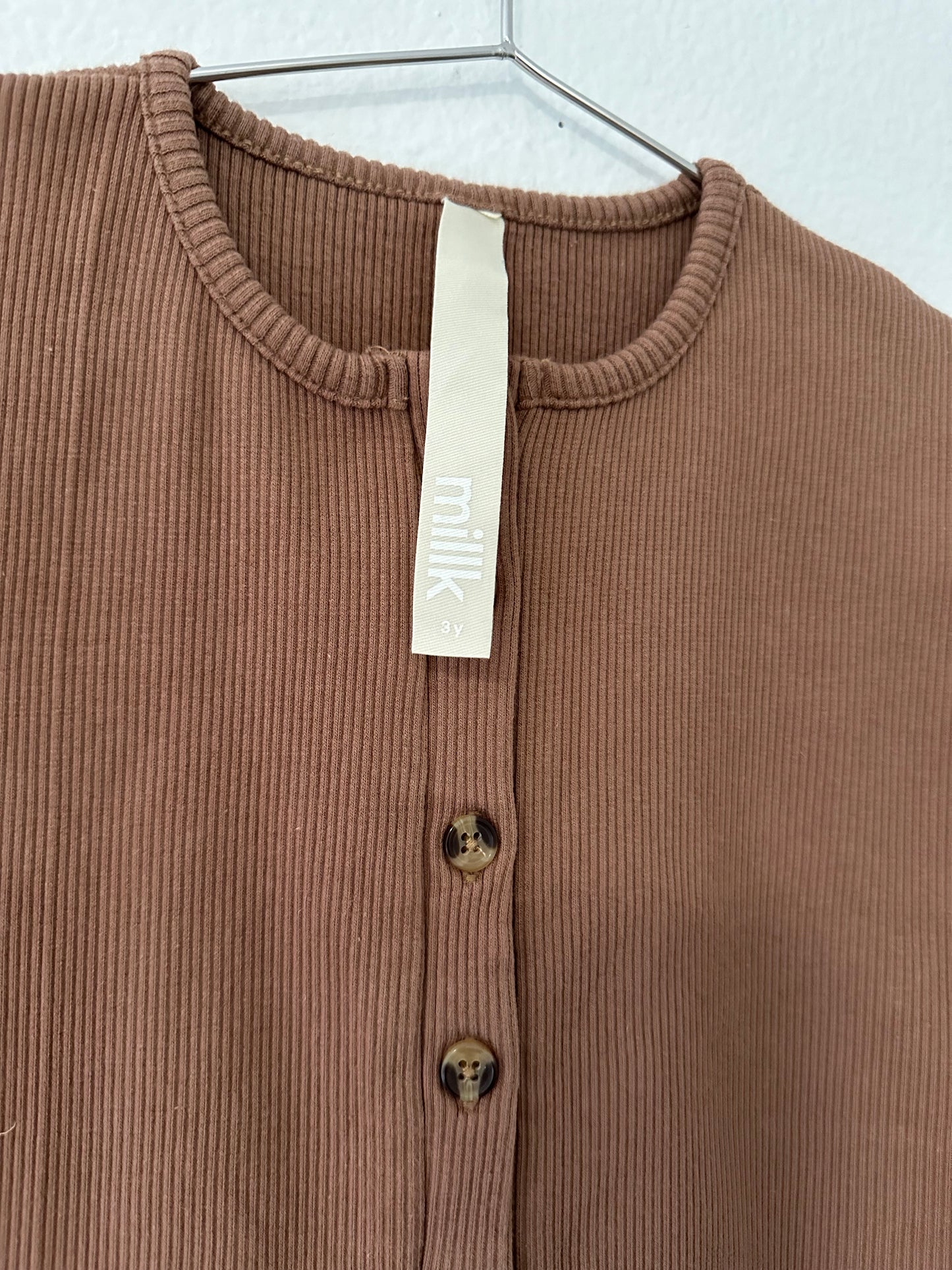 Millk ribbed playsuit || 3Y