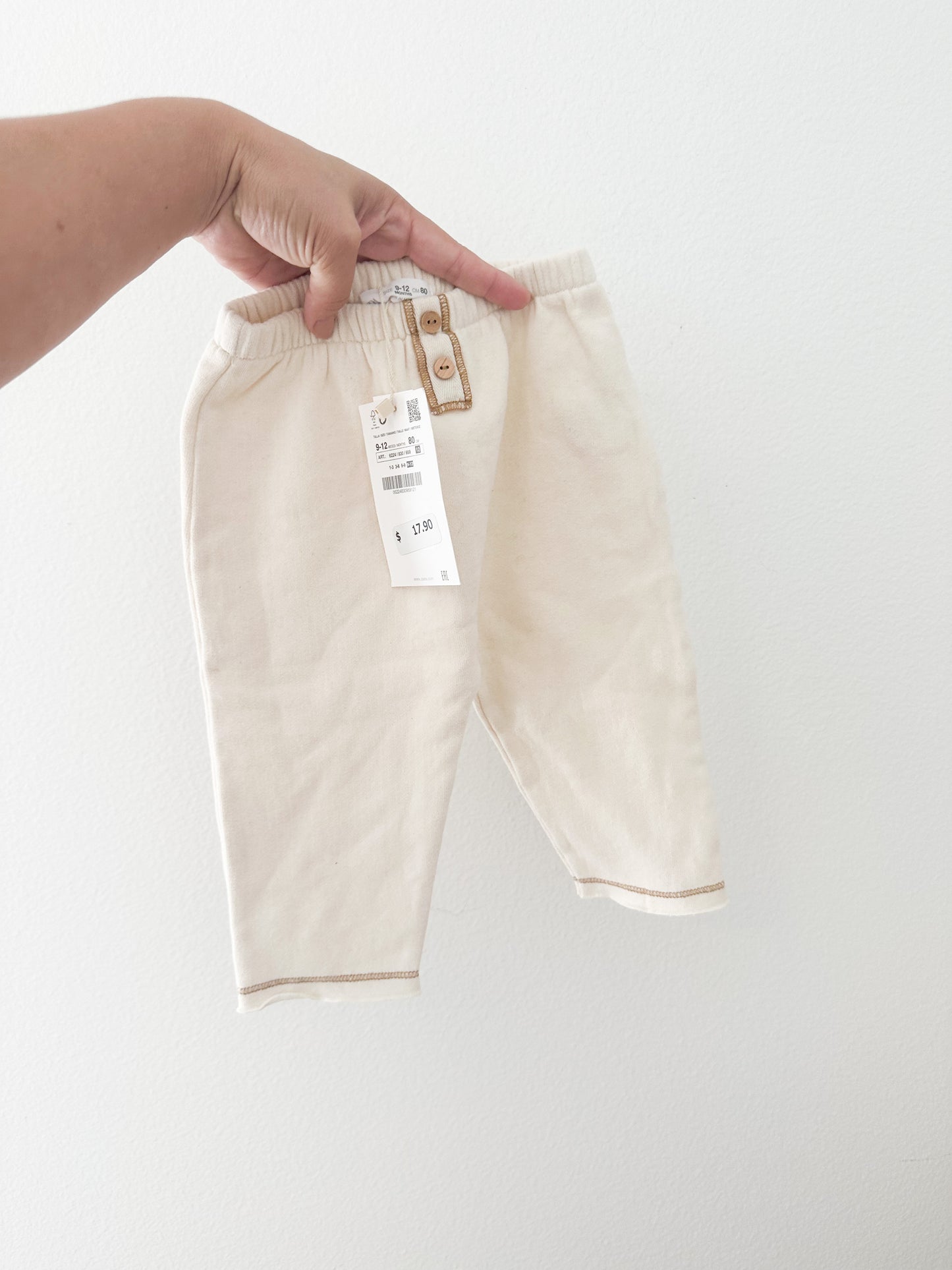 Zara cream trousers (9/12)