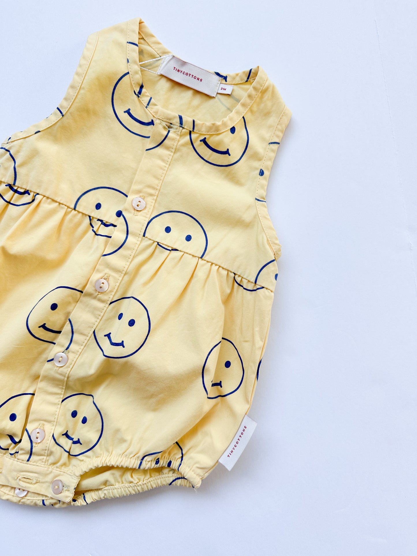Tiny cottons smiley romper|| 3M