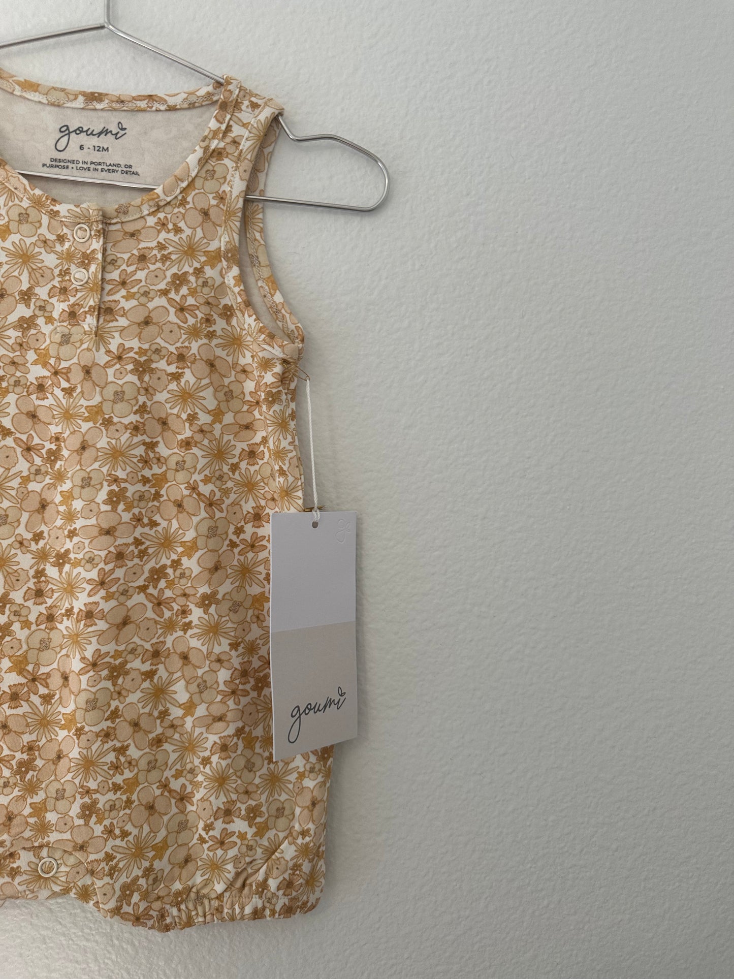 Goumi floral romper || 6/12