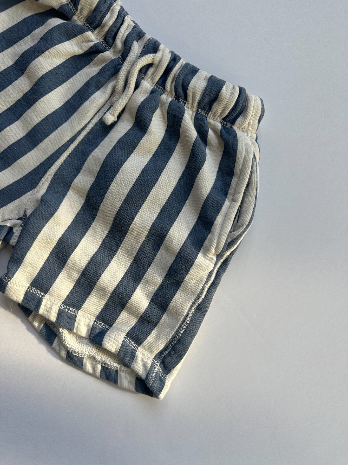 Zara BLUE stripe shorts|| 4T