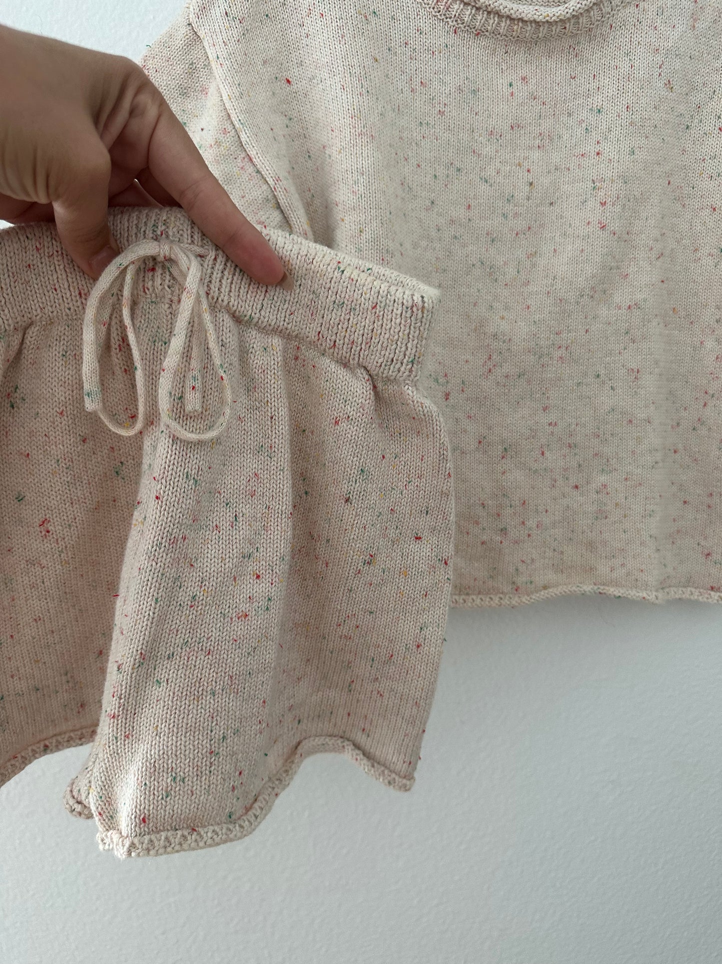 Winnie + Crew Elsa knit set in cream (3/4)