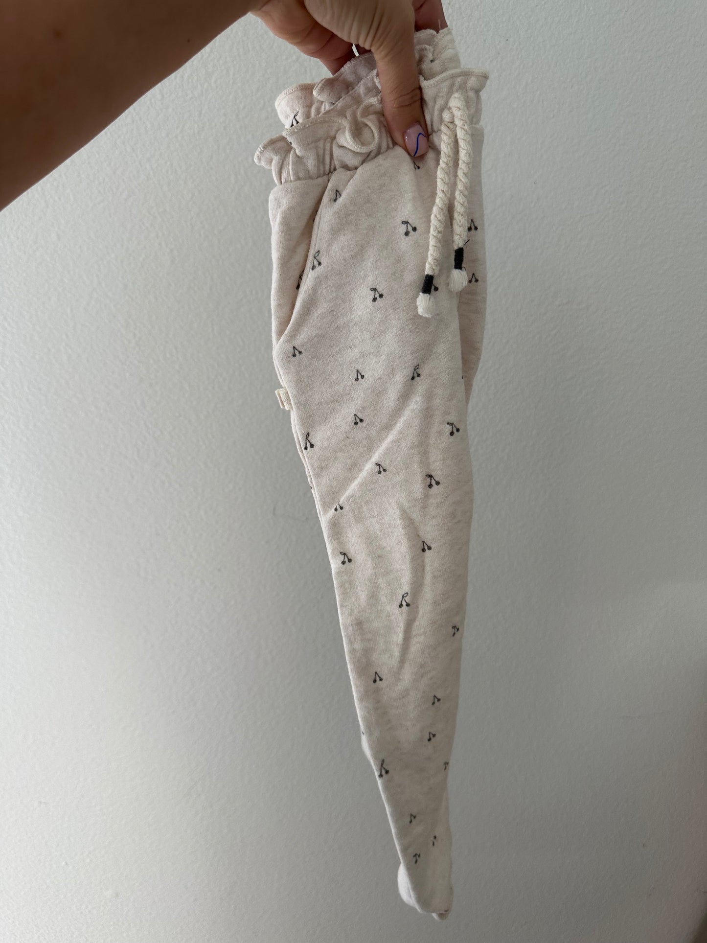 Zara cherry print pants || 3/4