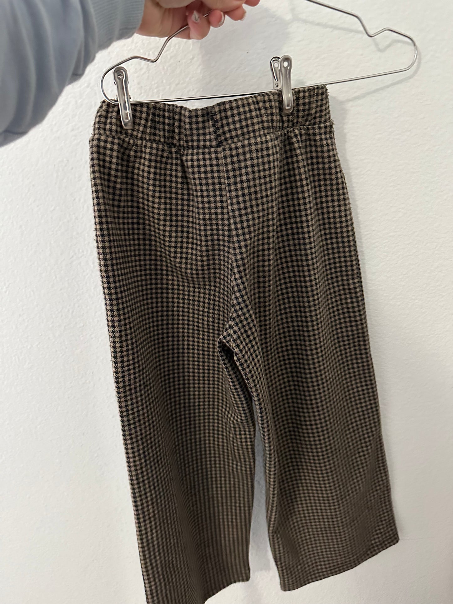 Zara plaid wide leg pants || size 7