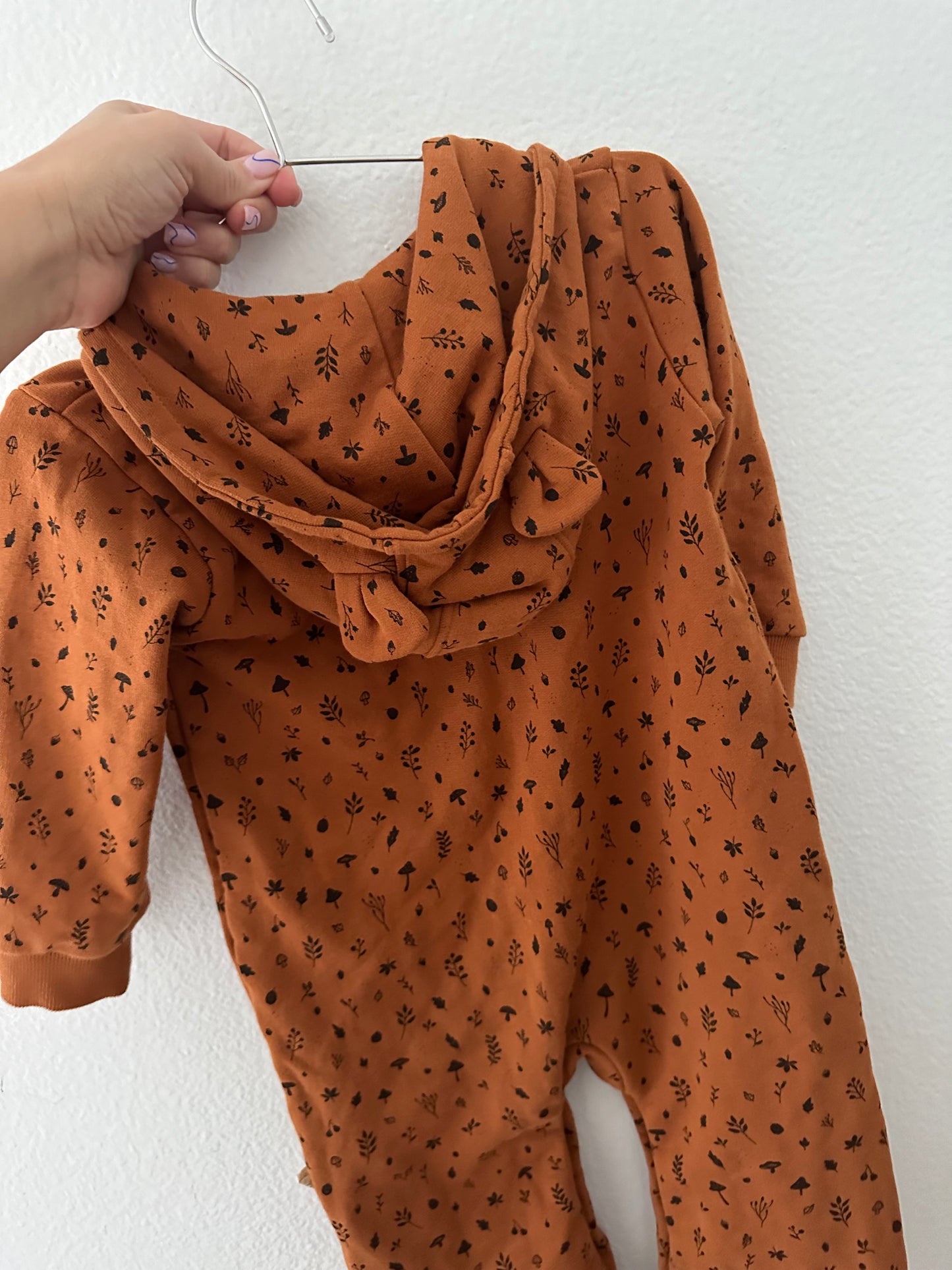 Red Caribou Pima cotton mushroom jumpsuit || 12/18
