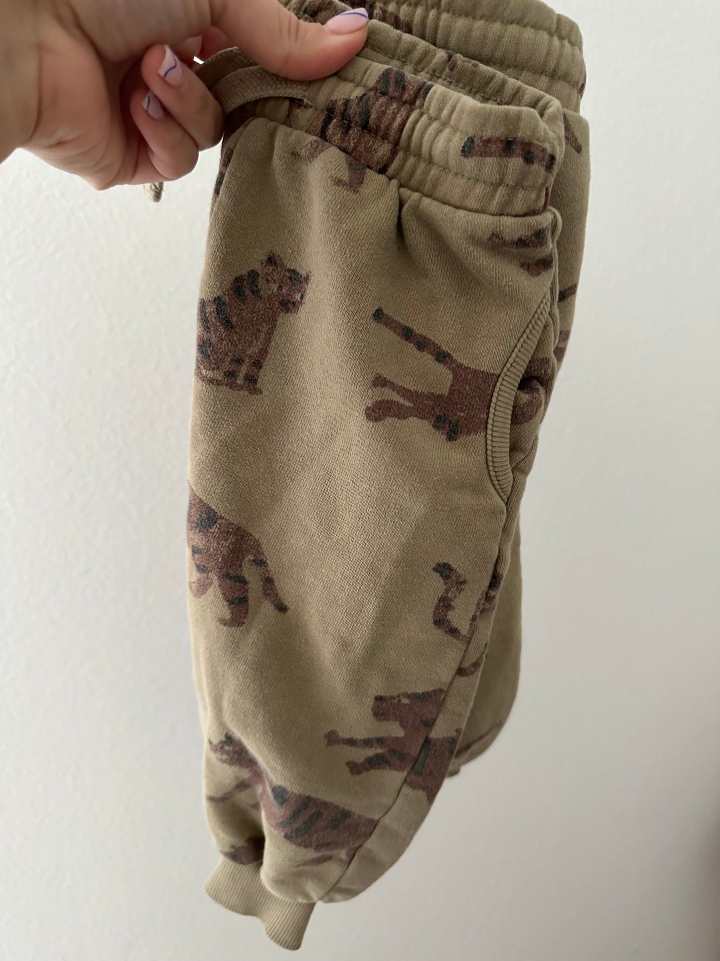 Zara tiger sweat pants || 18/24