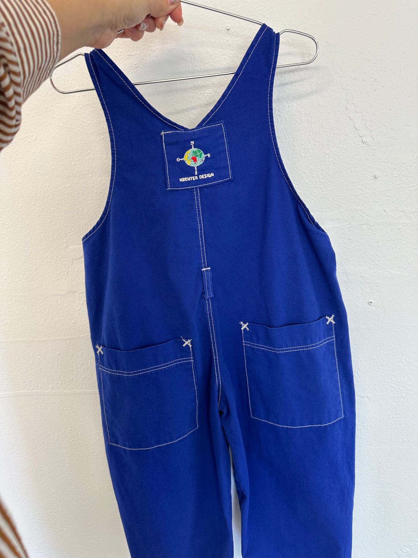 Daniel Hechter bright blue overalls || 4T