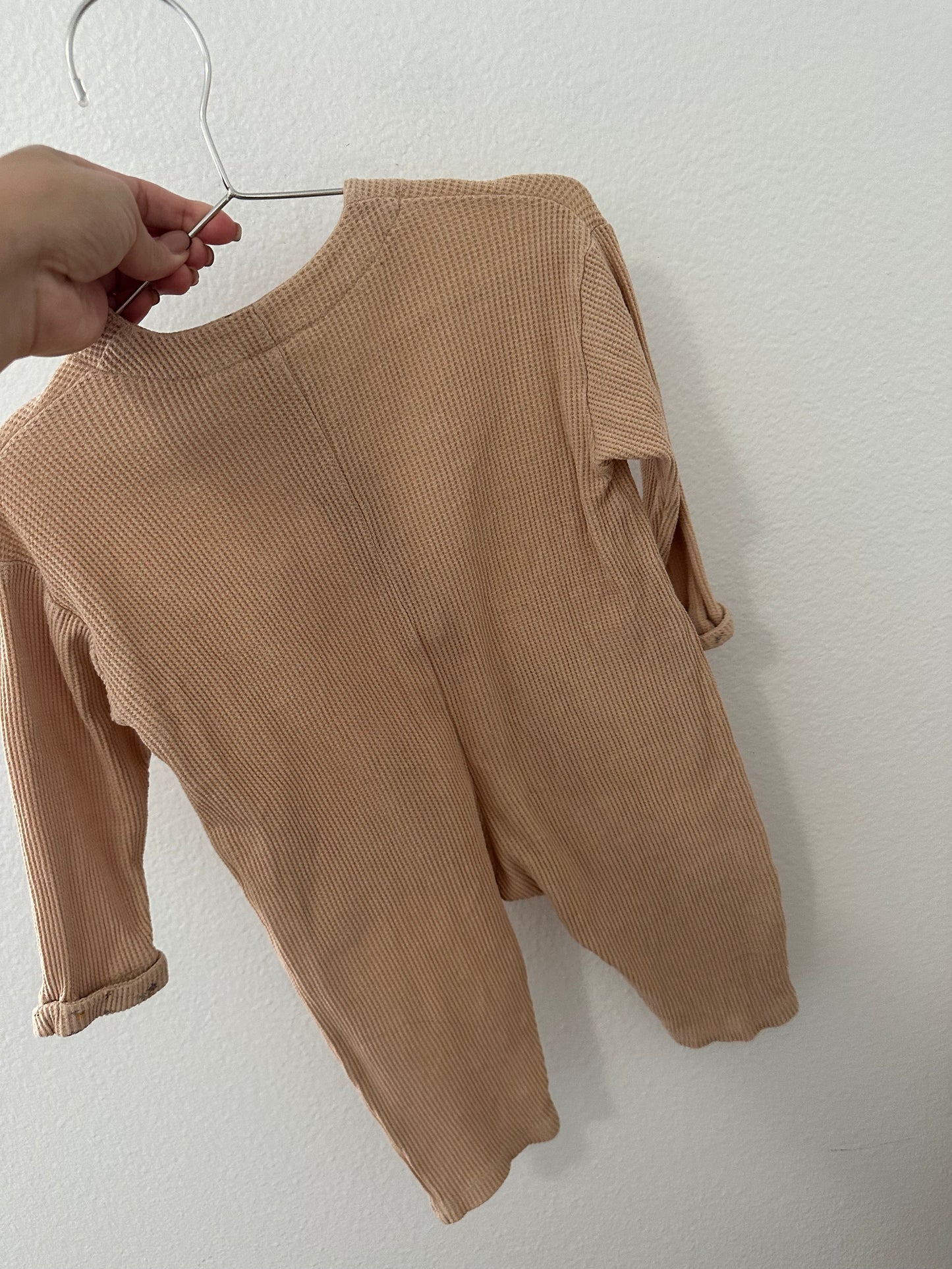 Zara waffle jumpsuit || 6/9