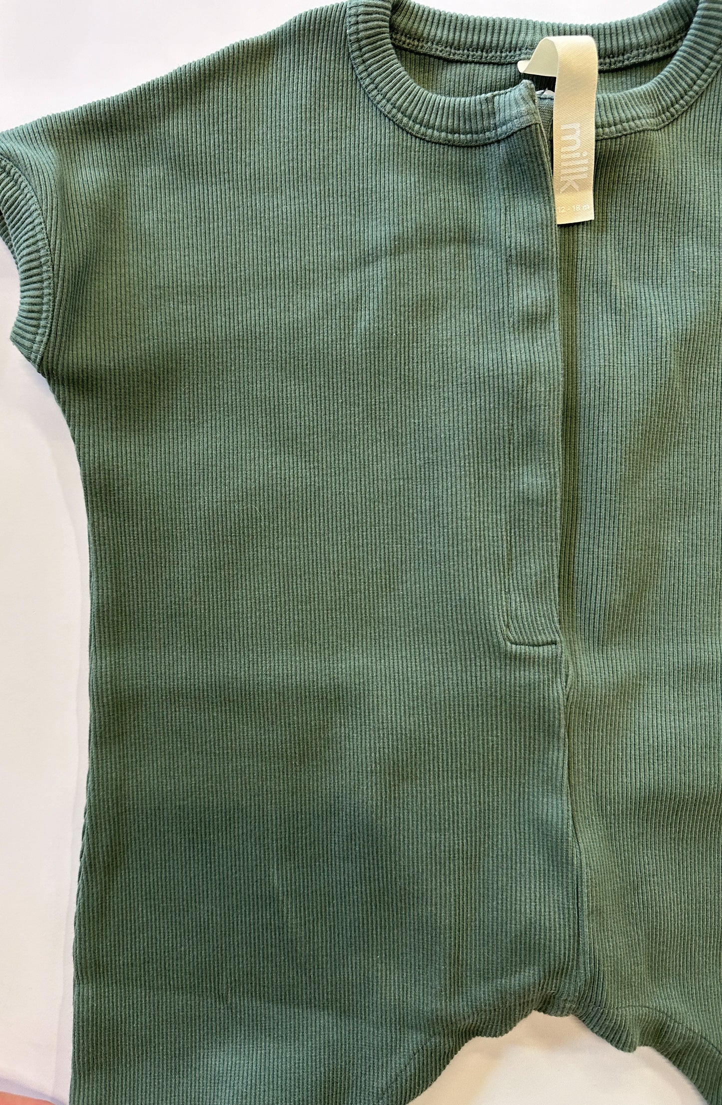 Millk thick ribbed playsuit|| 12/18