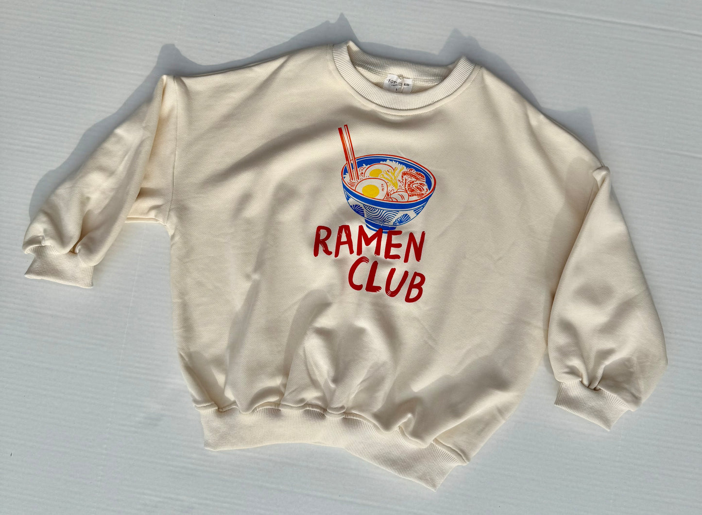 Fostered Collection || ramen crewneck - size 5