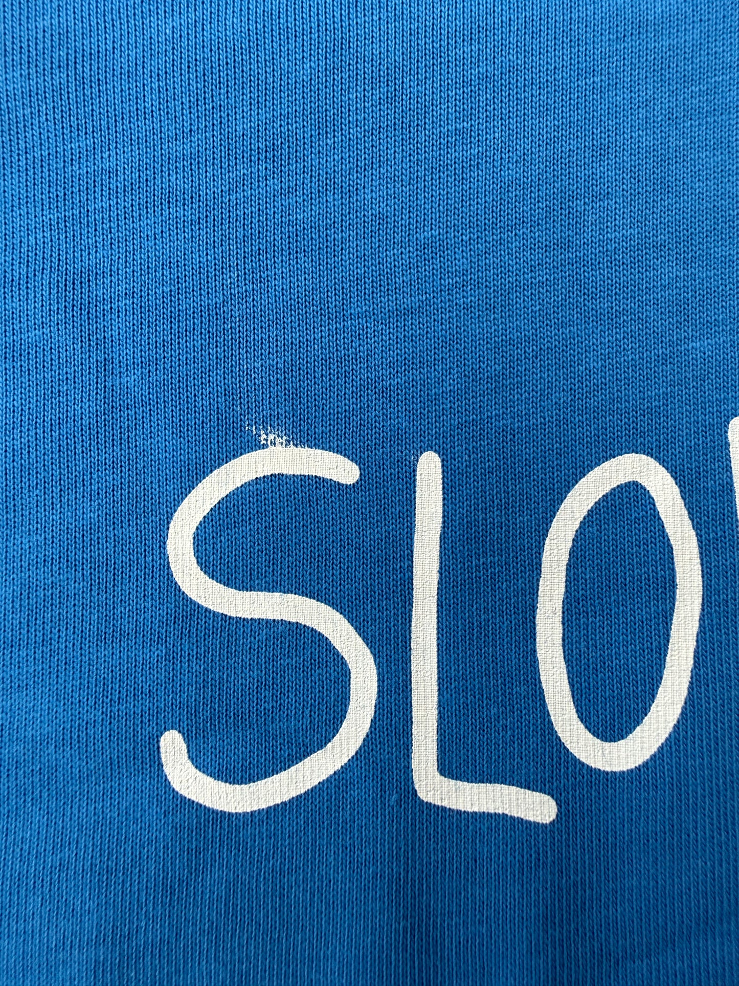 Fostered || slow days blue t || size 3