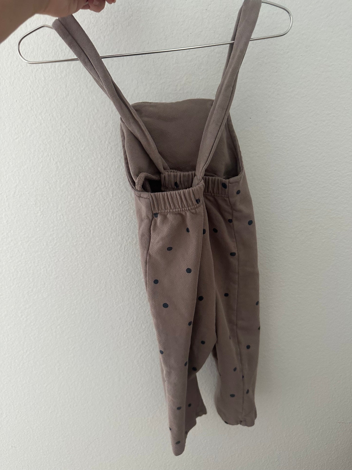 Tiny giants polka dot overalls (18/24)