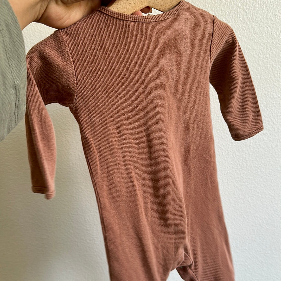 Quincy Mae ribbed sleeper (6/12)