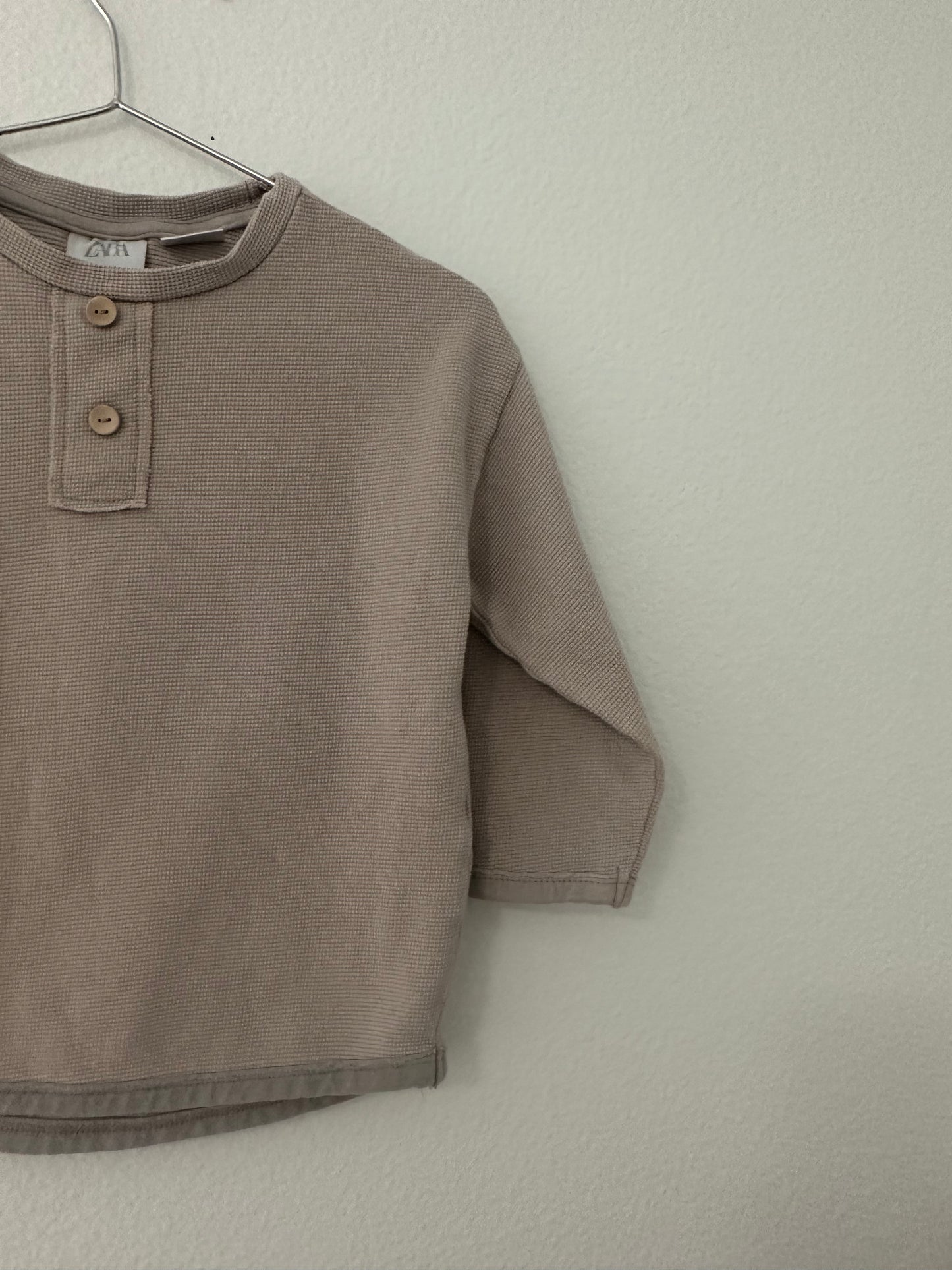 Zara waffle Henley (12/18)