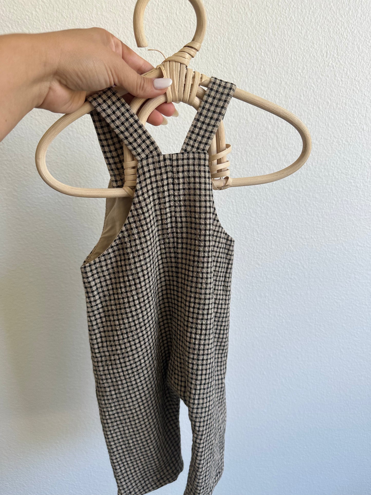 Zara checkered overalls (3/6)
