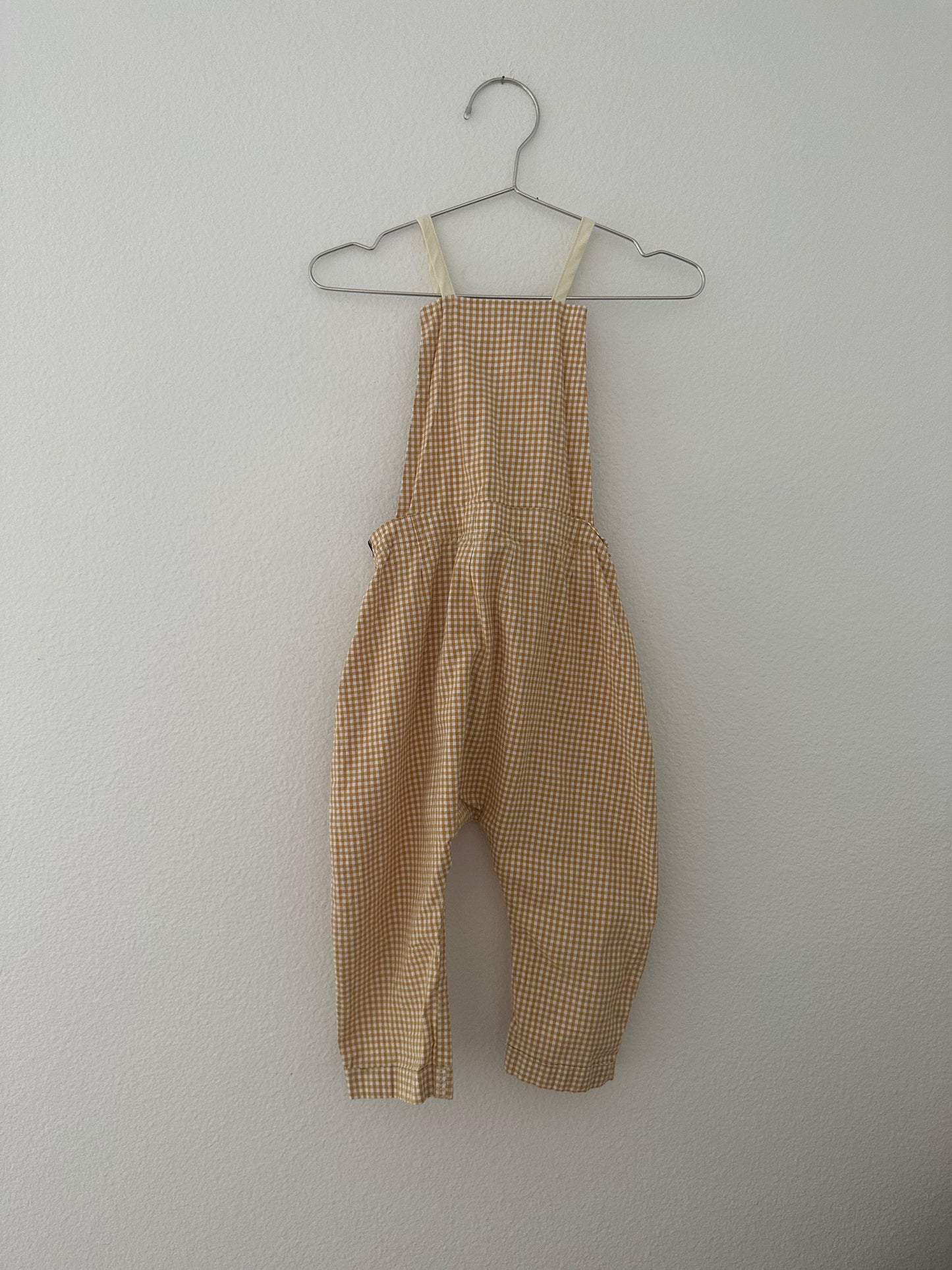 No brand gingham jumpsuit (3T)