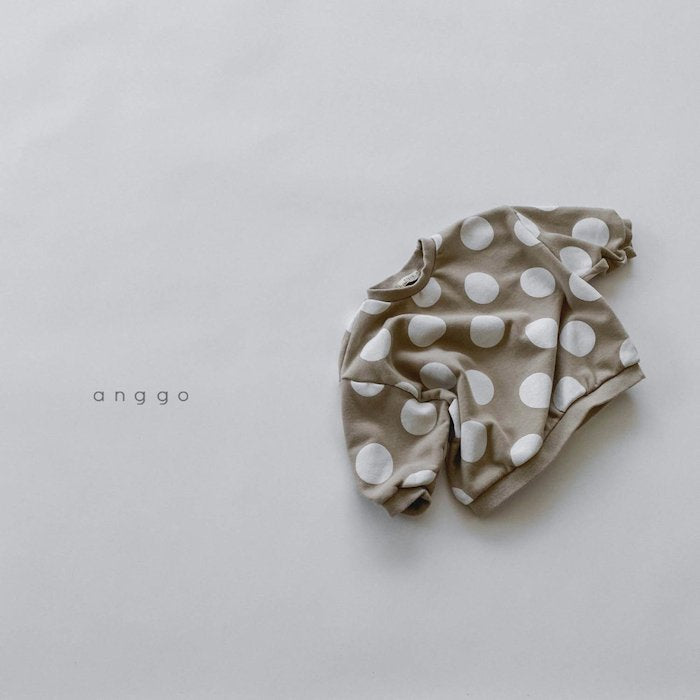 Anggo made in Korea polka dot sweatshirt (2/3) oversized