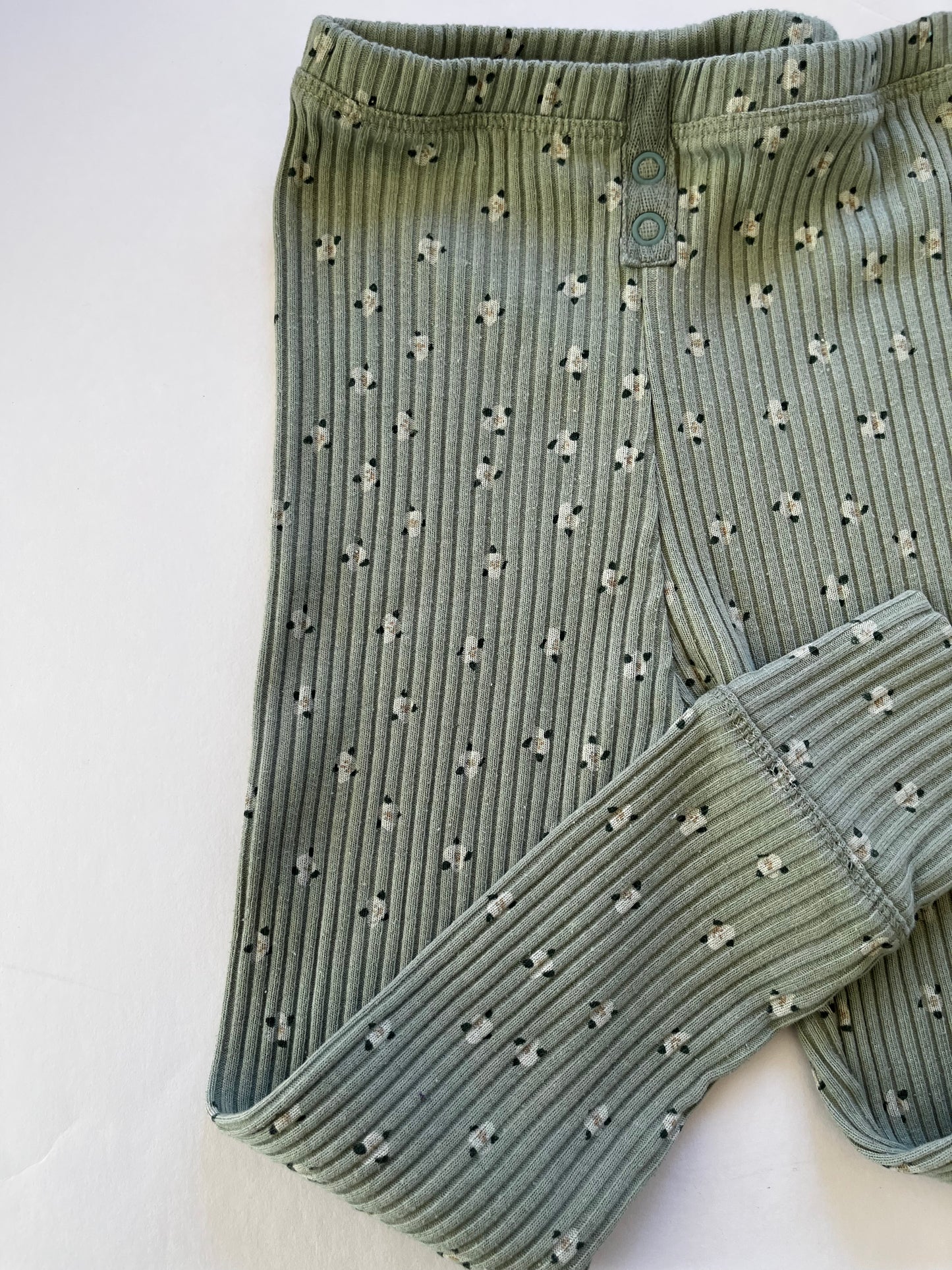 Zara ribbed floral leggings (4/5T)