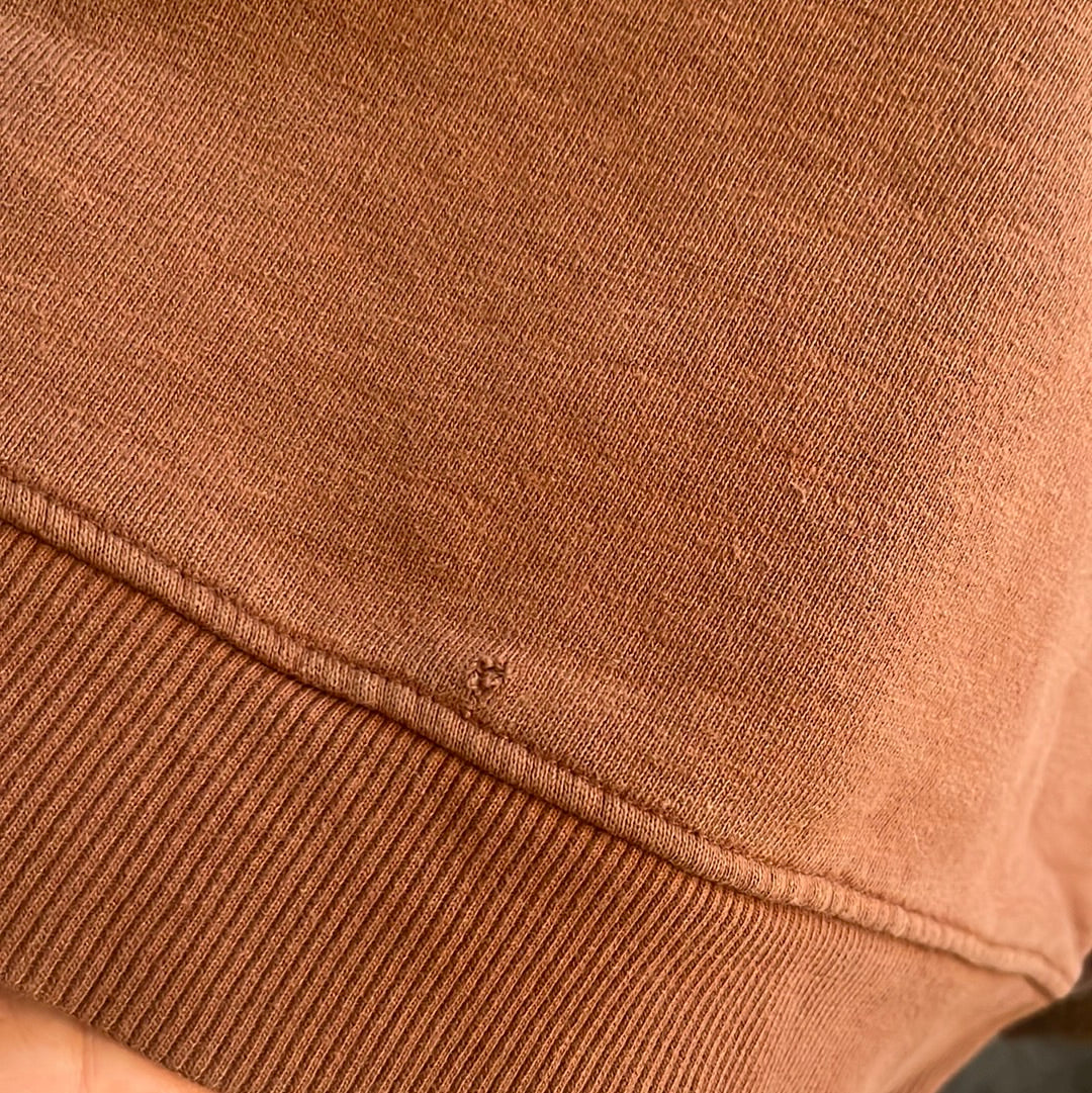 Zara pullover in rust ( size 7)