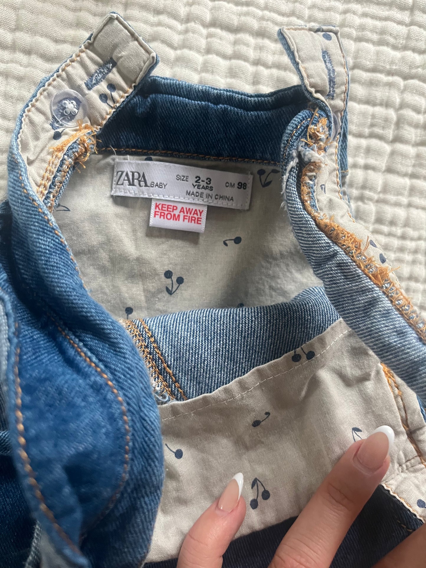 Zara overall skirt (2/3T)