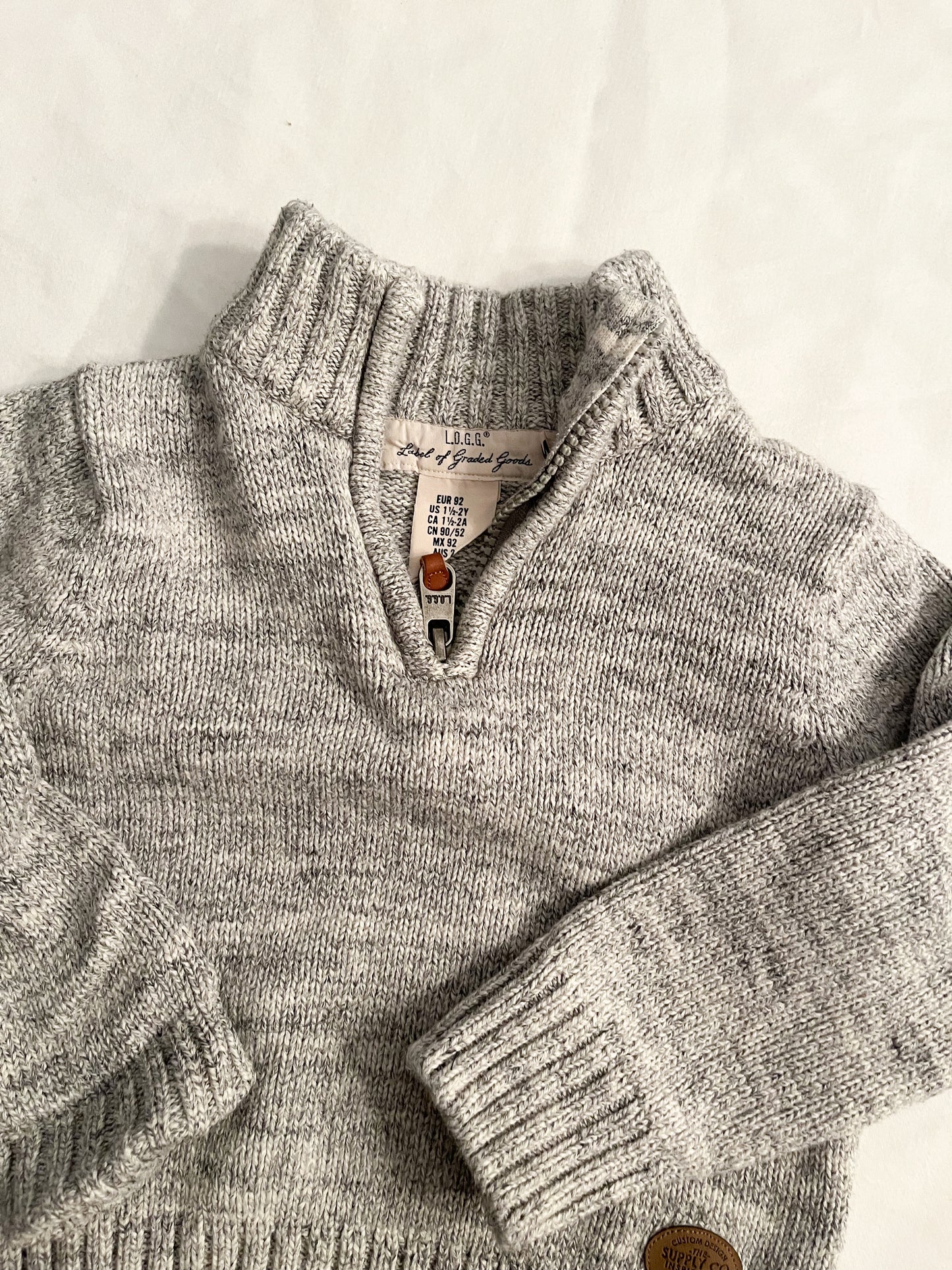 LOGG knit sweater (1-2Y)