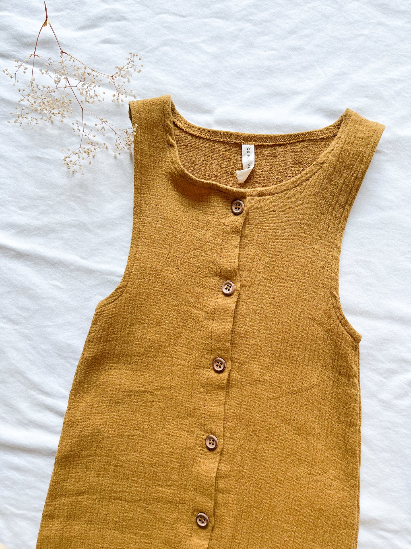 Quincy Mae woven jumpsuit (2/3T)