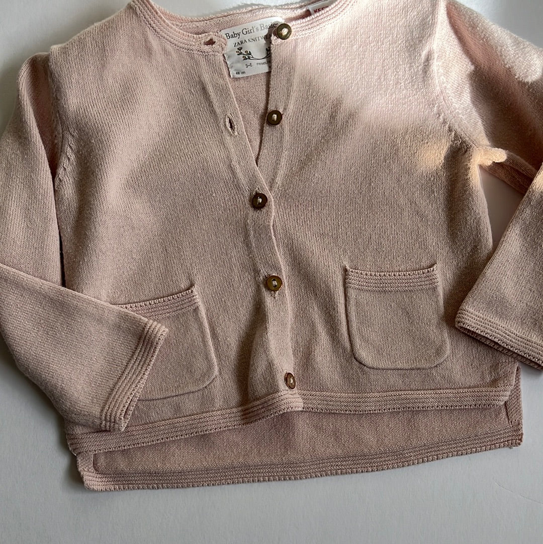 Zara pink cardigan (3/6)