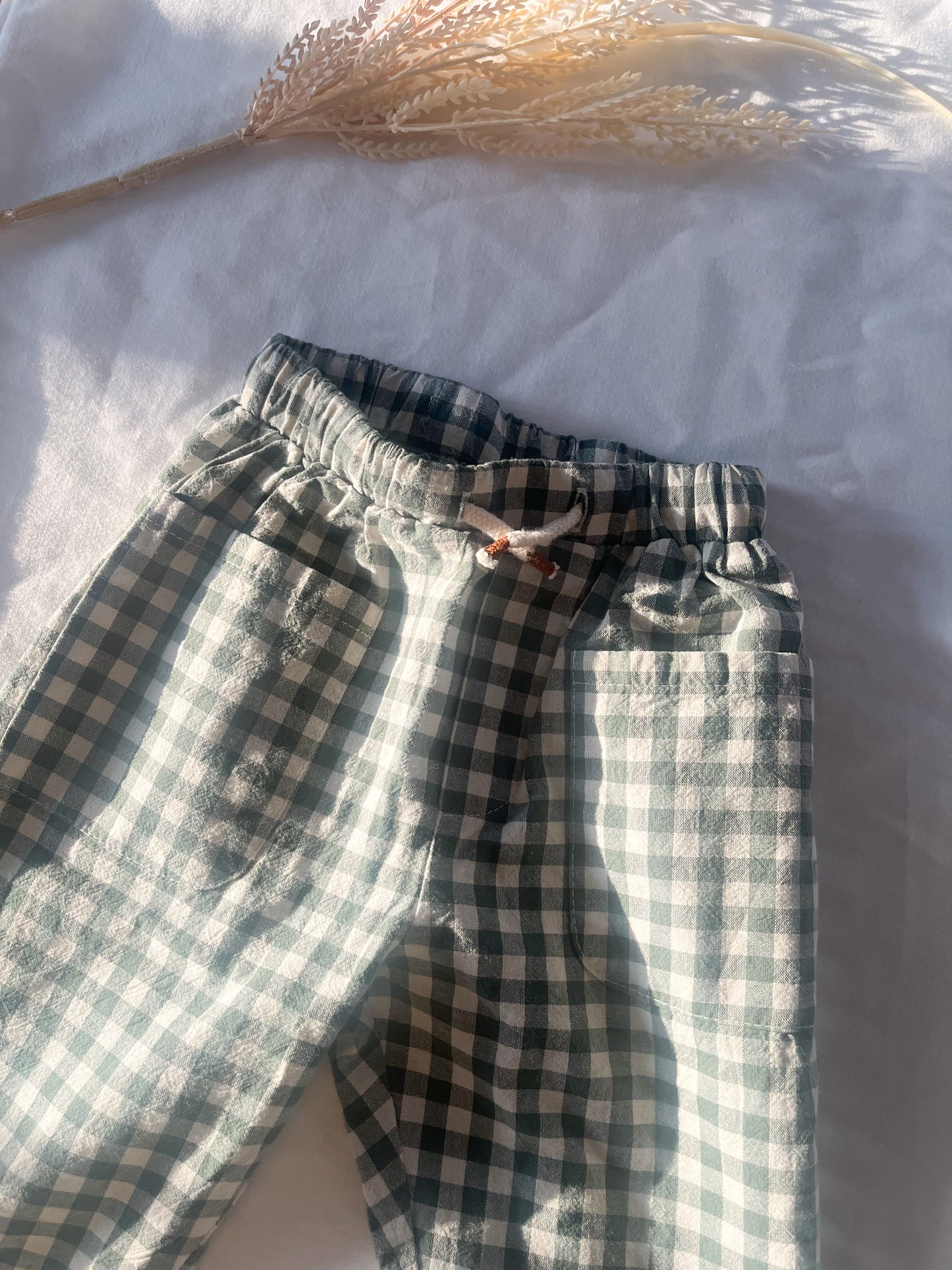 Zara green gingham pants (12/18)