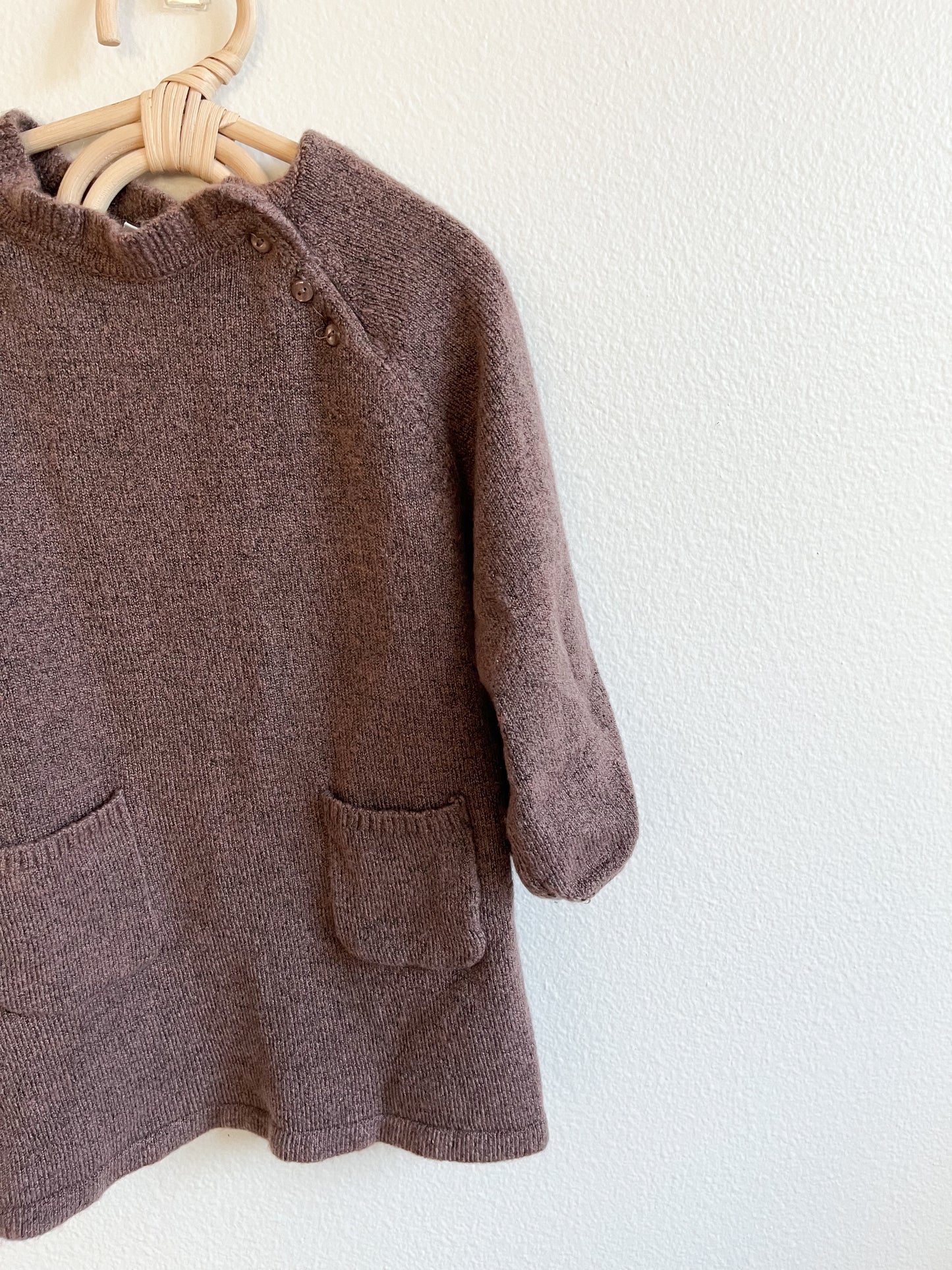 Zara knit sweater dress (3/4T)