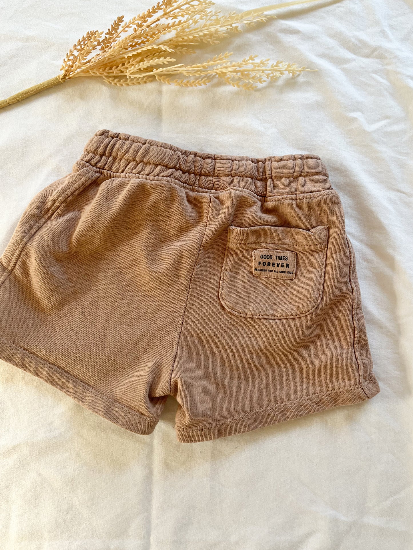 Zara cotton neutral shorts