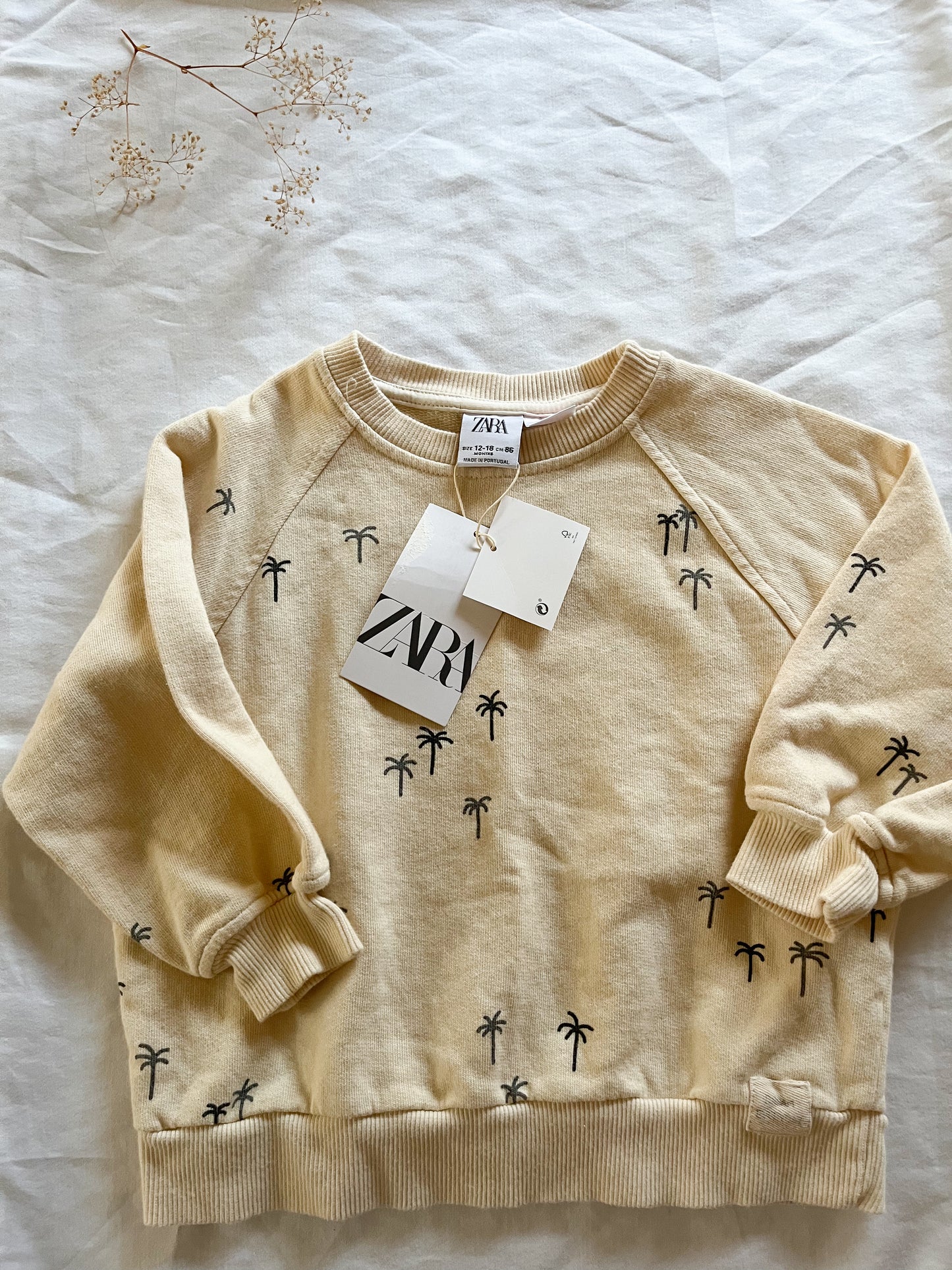 Zara palm trees sweatshirt (12/18)